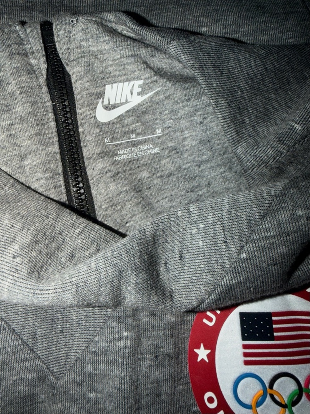 Nike Gray USA Olympic Women's Jersey with White Swoosh - Picture 4 of 6